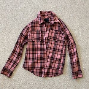 Hurley button-up flannel XS super cute gently worn